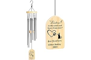 Jocidea Cat Memorial Wind Chime: Solace for Feline Loss