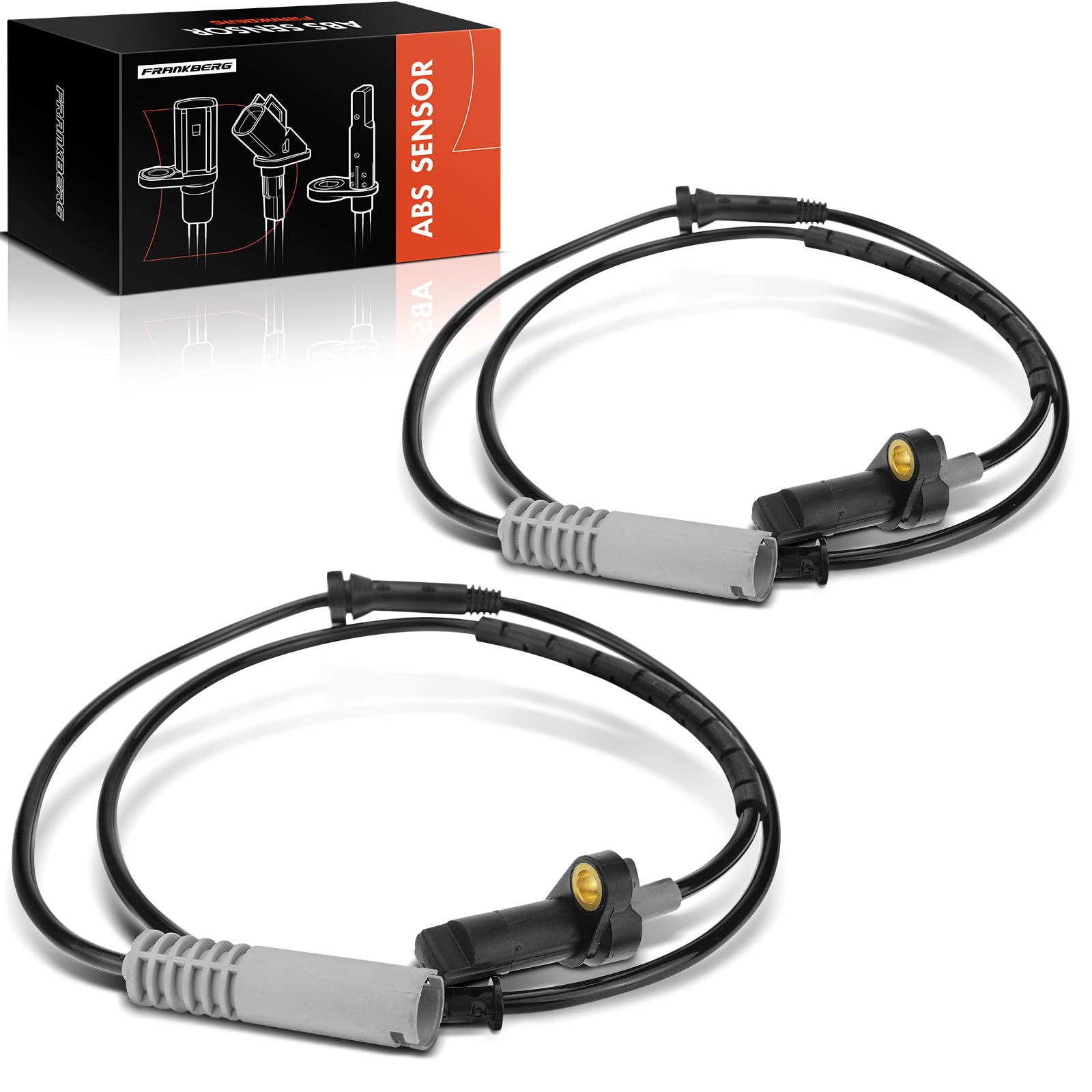 Frankberg Sensore Velocità Ruota ABS Sensore ABS ABS Speed Sensore | Compatibile con Serie 7 E38 725tds 728i iL 730i iL 735i iL 740i iL 750i iL 1994-1998 Replace# 34521182077