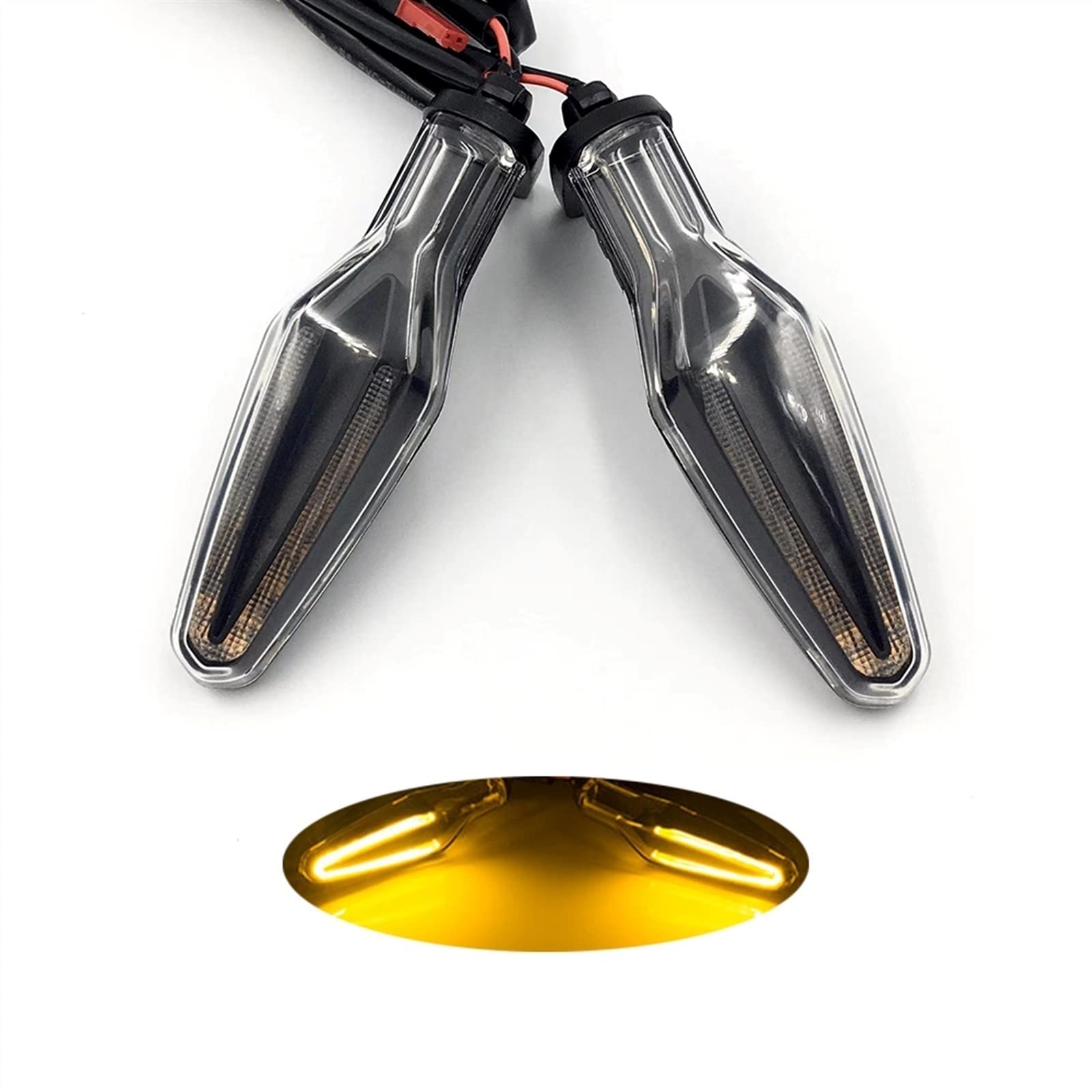 Indicatori Di Direzione Per Moto BMW S1000 XR, RR, R, F900, F750GS | Luci Frecce Anteriori E Posteriori Impermeabili IP67 | Colore Ambrato