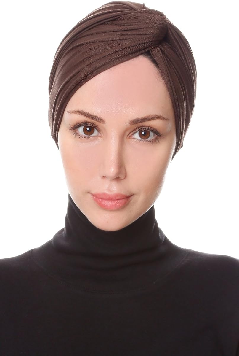 Ecardin Viscose turban. - brown