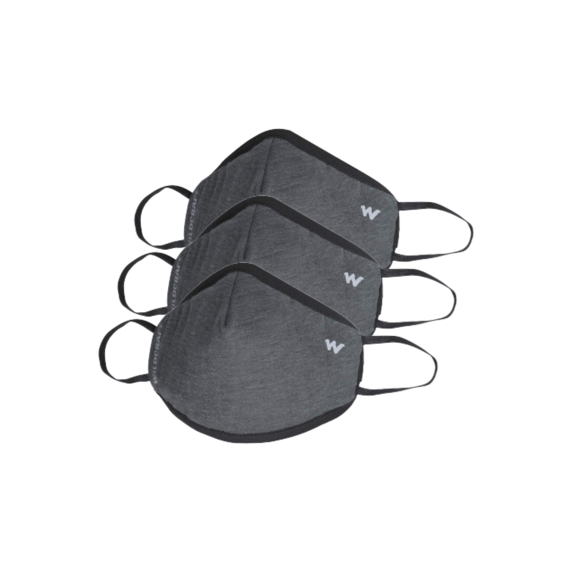 Unisex-Child Polyester SUPERMASK W95+ Reusable Outdoor Respirator 3P : Grindle : Gry_Dark : S (8903338297840 (Pack of 3))-image-38