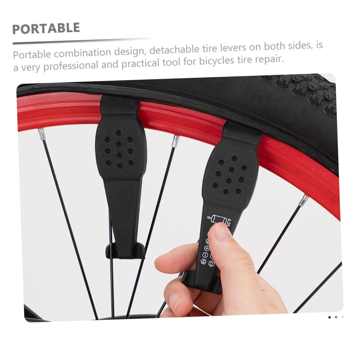 ibasenice Reifenreparaturpumpen -Werkzeug -Kit Bike Tool Kit Multifunktion Fahrradreifen Fahrrad Werkzeug Radfahren Bausatz Reifenreparatursets Werkzeuge zur Reifenreparatur Glasfaser
