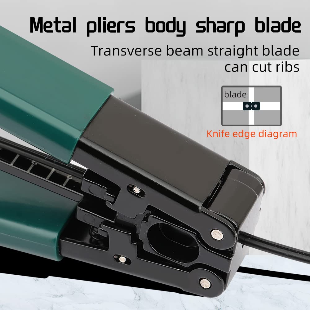 Optical Fibre Cleaver SKL-6C Cable Cutting Cutter Leather wire stripper FTTH Kit Tools, Optical Fiber Combination 2 - Image 4