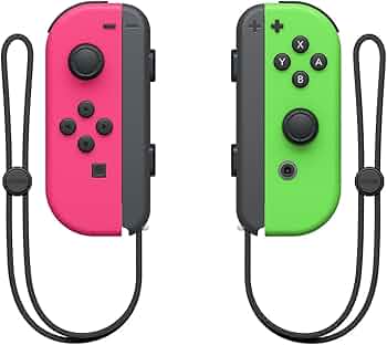 Amazon.com: Joy-Con Pair - Neon Green/Neon Pink (Nintendo Switch