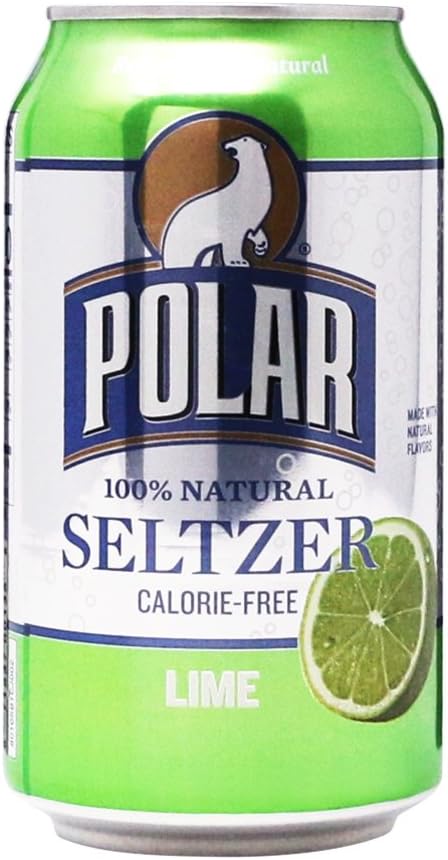POLARSeltzer Water, Lime, 12 fl oz
