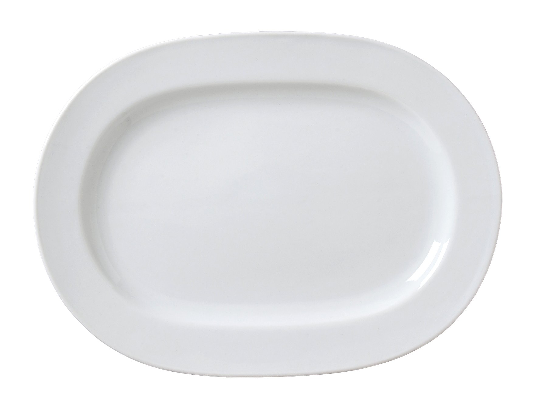 Argyle and Catalina Oblong Platter by Vertex China – Large, Porcelain, Porcelain White, Pack of 12, Model ARG-94