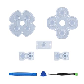 WCDZSU Conductive Rubber Pads Replacement for PS4 JDM-020 Controller