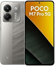 Xiaomi POCO M7 Pro 5G Smartphone 12+512GB, 50MP Sony Camera with OIS, 6.67 Inch 120Hz AMOLED Display, 45W Turbo Charging, Charger Not Included, Silver, ES Version