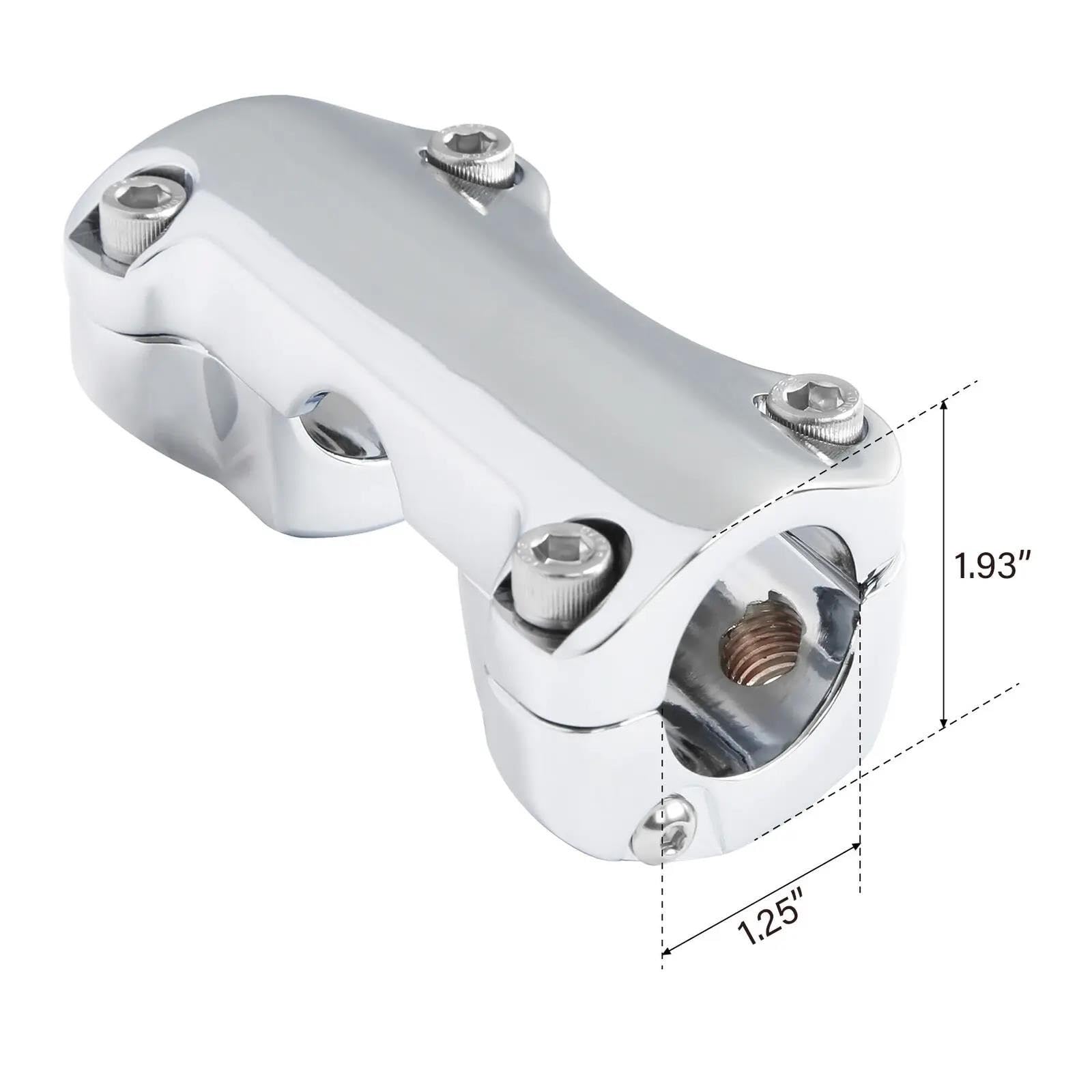 Moto Lenkerklemmung Riser Für Road Für Glide Für FLTRX 2015–2020 2019 Motorrad 1,25 Zoll Lenker-Riser-Klemme Motorrad Lenkererhöhung