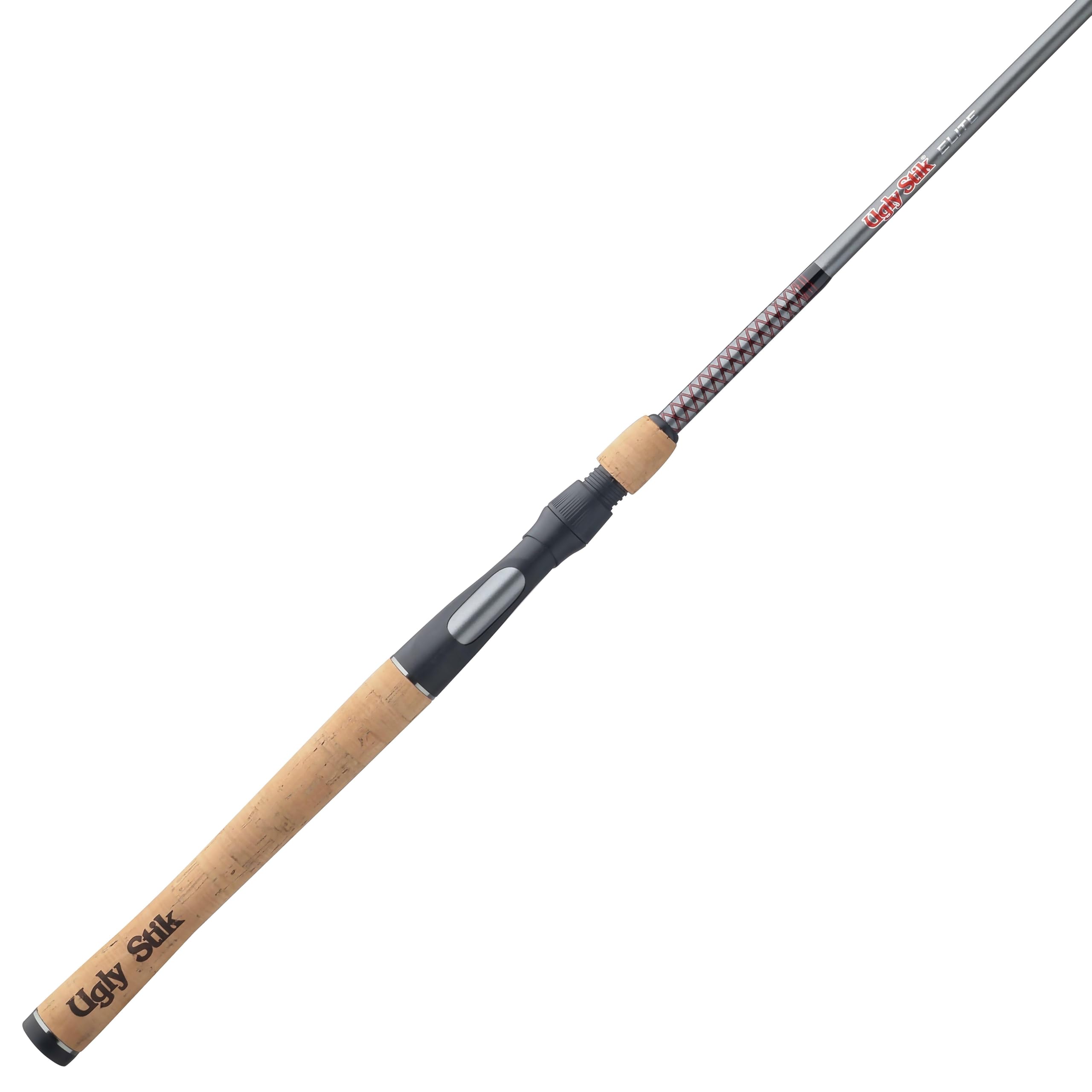 Amazon.com : Ugly Stik Elite Spinning Rod, 6', 7-Piece Fishing Rod, Medium Power, 6-14 lb Line Rating, 1/4-5/8 oz Lure Rating : Sports & Outdoors Amazon.com : Ugly Stik Elite Spinning Rod, 6', 7-Piece Fishing Rod, Medium Power, 6-14 lb Line Rating, 1/4-5/8 oz Lure Rating : Sports & Outdoors