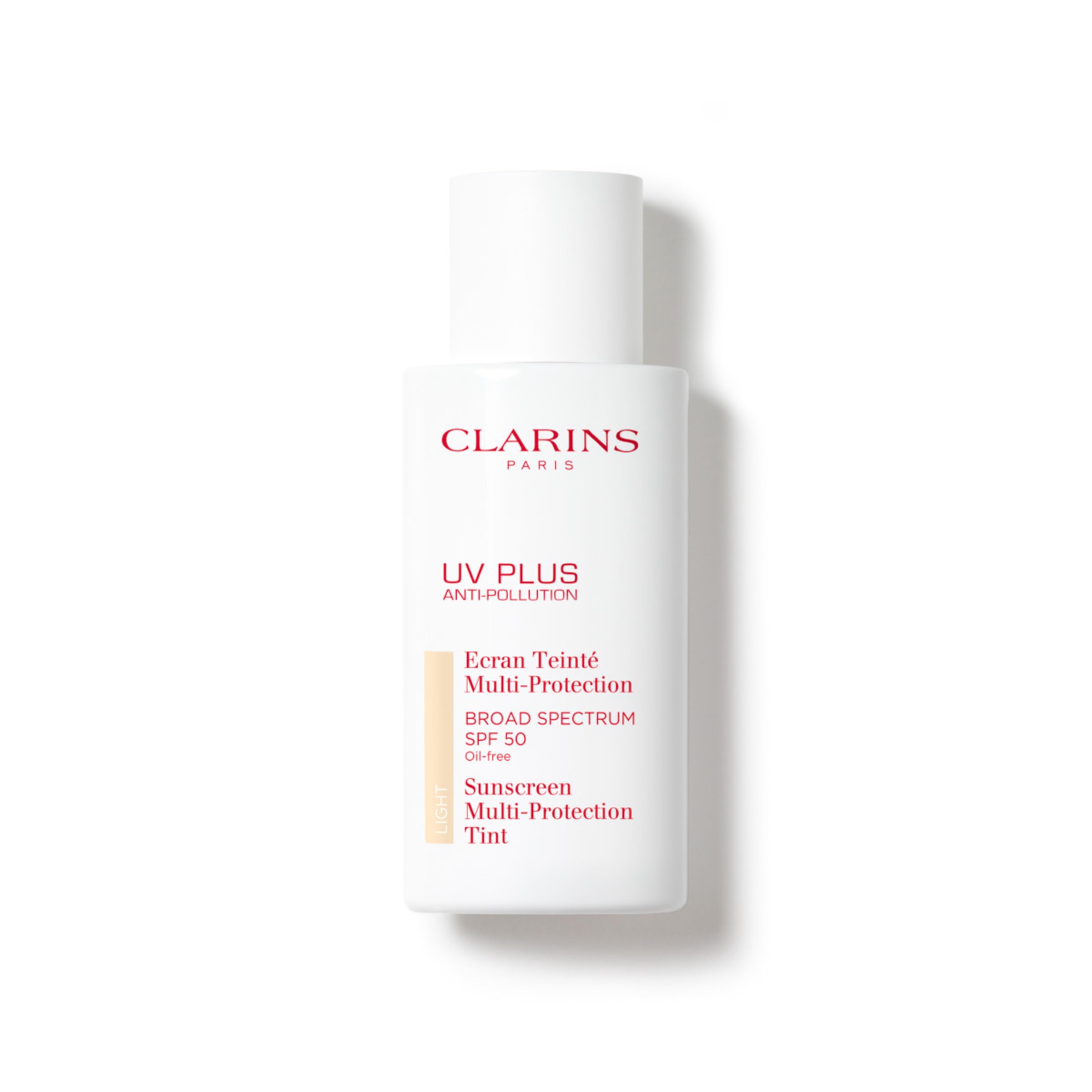 Photo 1 of Clarins UV Plus Anti-Pollution, Broad Spectrum SPF 50 Tinted Face Sunscreen | Sheer Finish | Lightweight and Oil-Free | Triple Protection From UVA/UVB Rays, Free Radicals and Pollutants | Shade Light