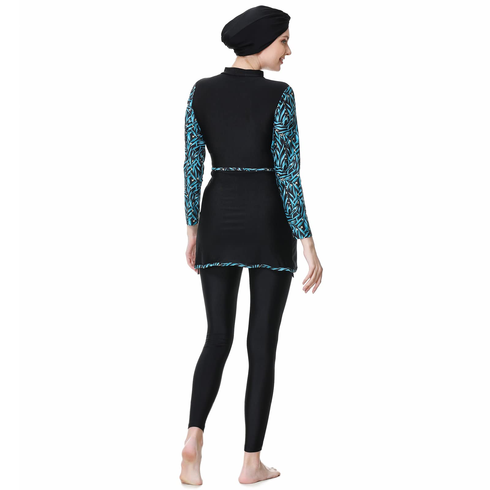 Muslim Swimwear Print Women's Conservative Swimwear Women's Beach Swimwear Burkini