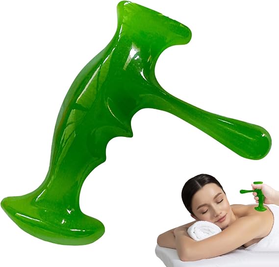 Trigger Point Massage Tool Ergonomic Massager for Muscles | Manual Smooth Texture Equipment Professional for Full Body Foot Neck Men Women