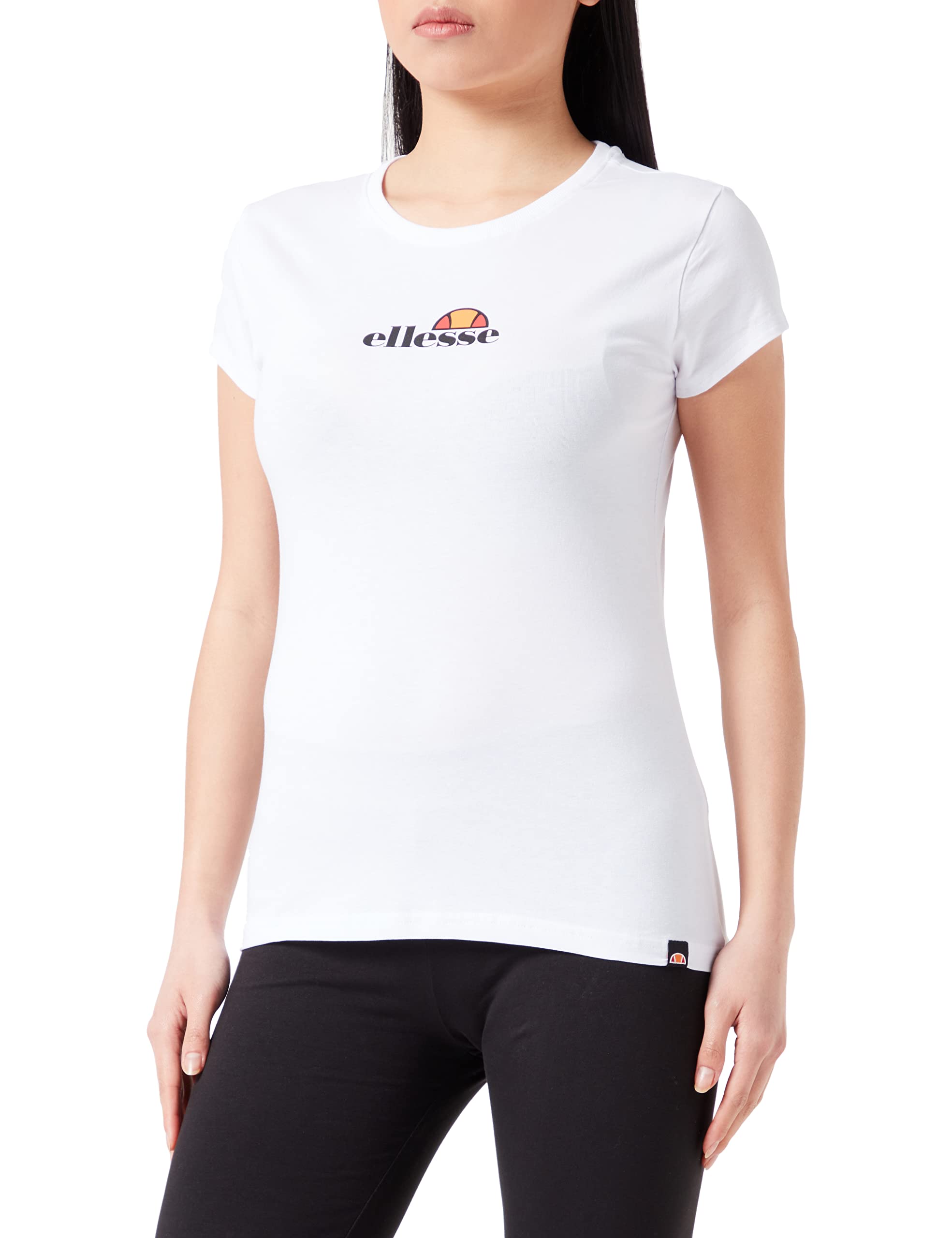 Ellesse Damen Optical White T-Shirt T Shirt, M Eu
