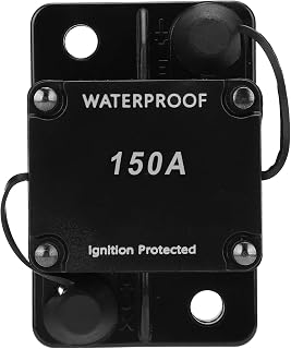 Water-repellent Fuse Holder, Safety Circuit Breaker Automatic Electronic for Automative for Circuit Safety Protection Systems for Ships(150A)