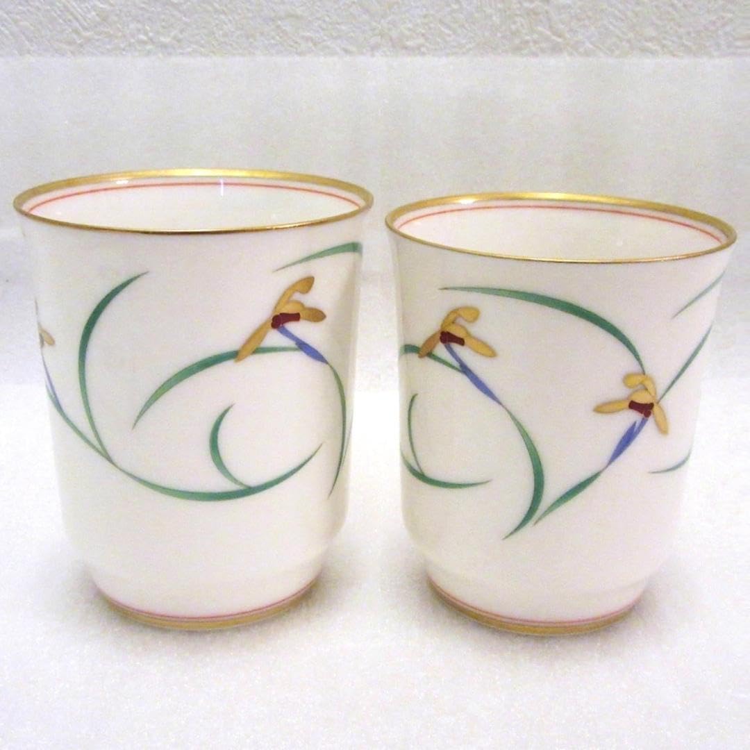 香蘭社☆百合の花☆湯飲み 香蘭社☆百合の花☆湯飲み