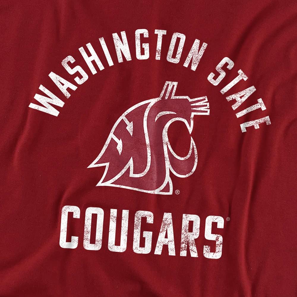 Washington State University Official Cougars Logo Unisex Adult T Shirt - Image 2