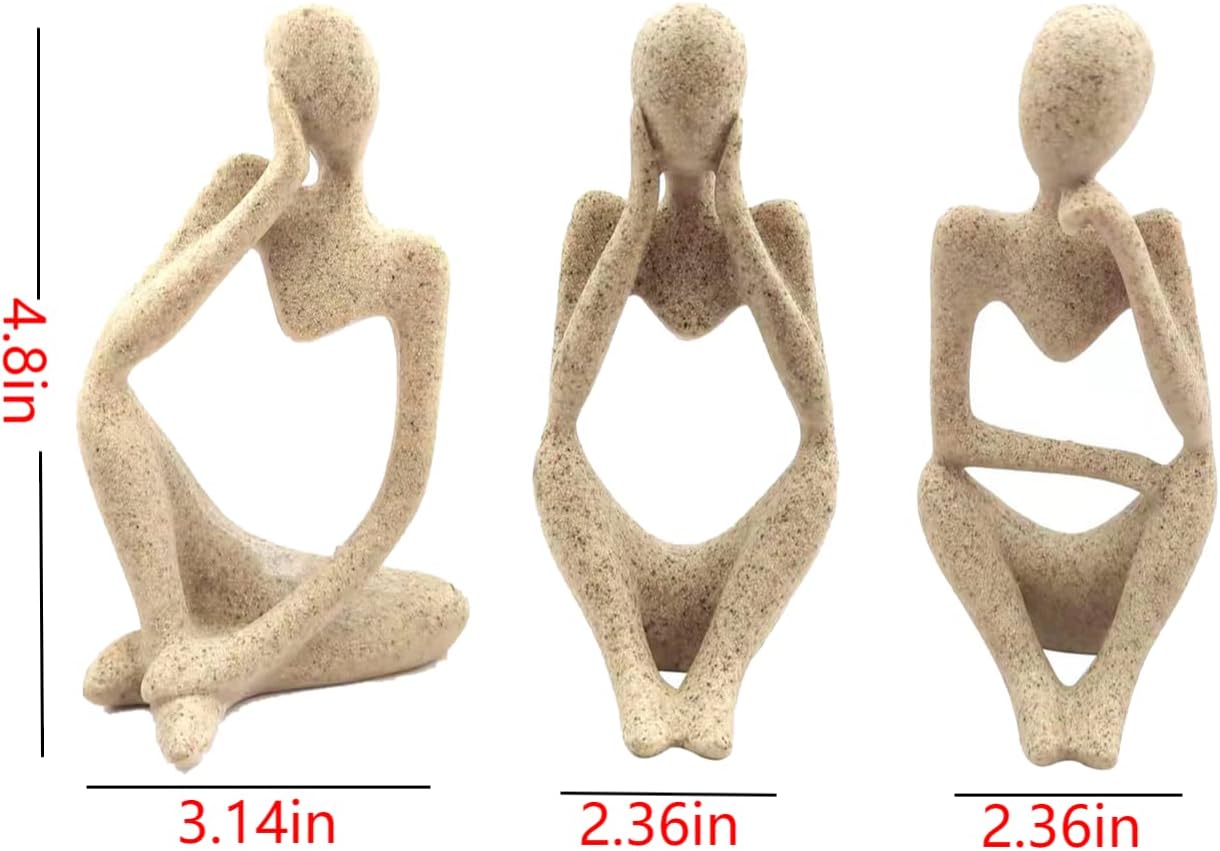 Abstract Character Sandstone Decor Figurines