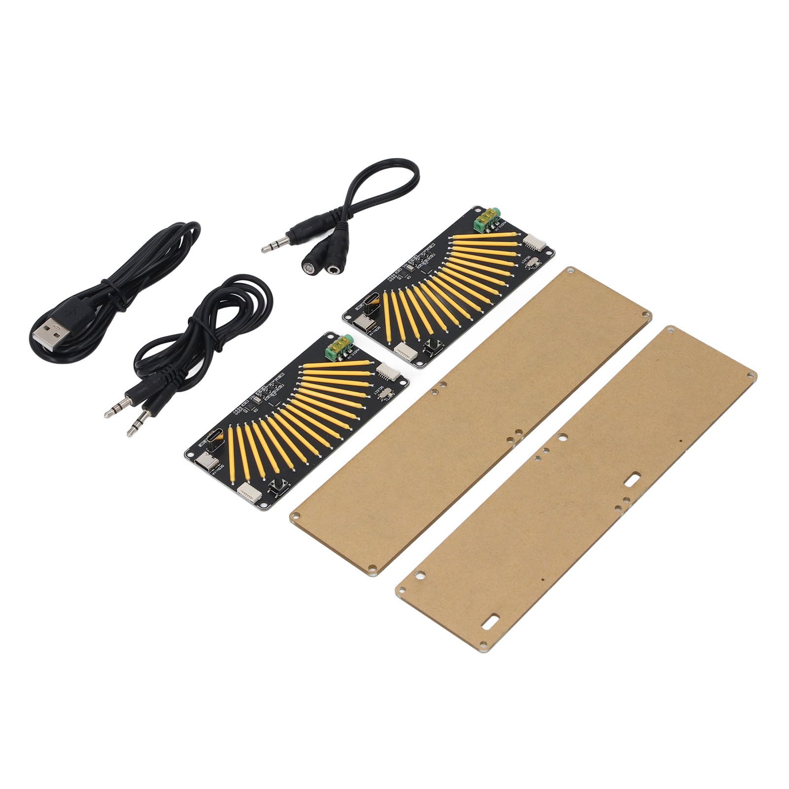 GOWENIC 2 Piezas Kit Visualizador de Música Barra LED Reactiva a la Voz
