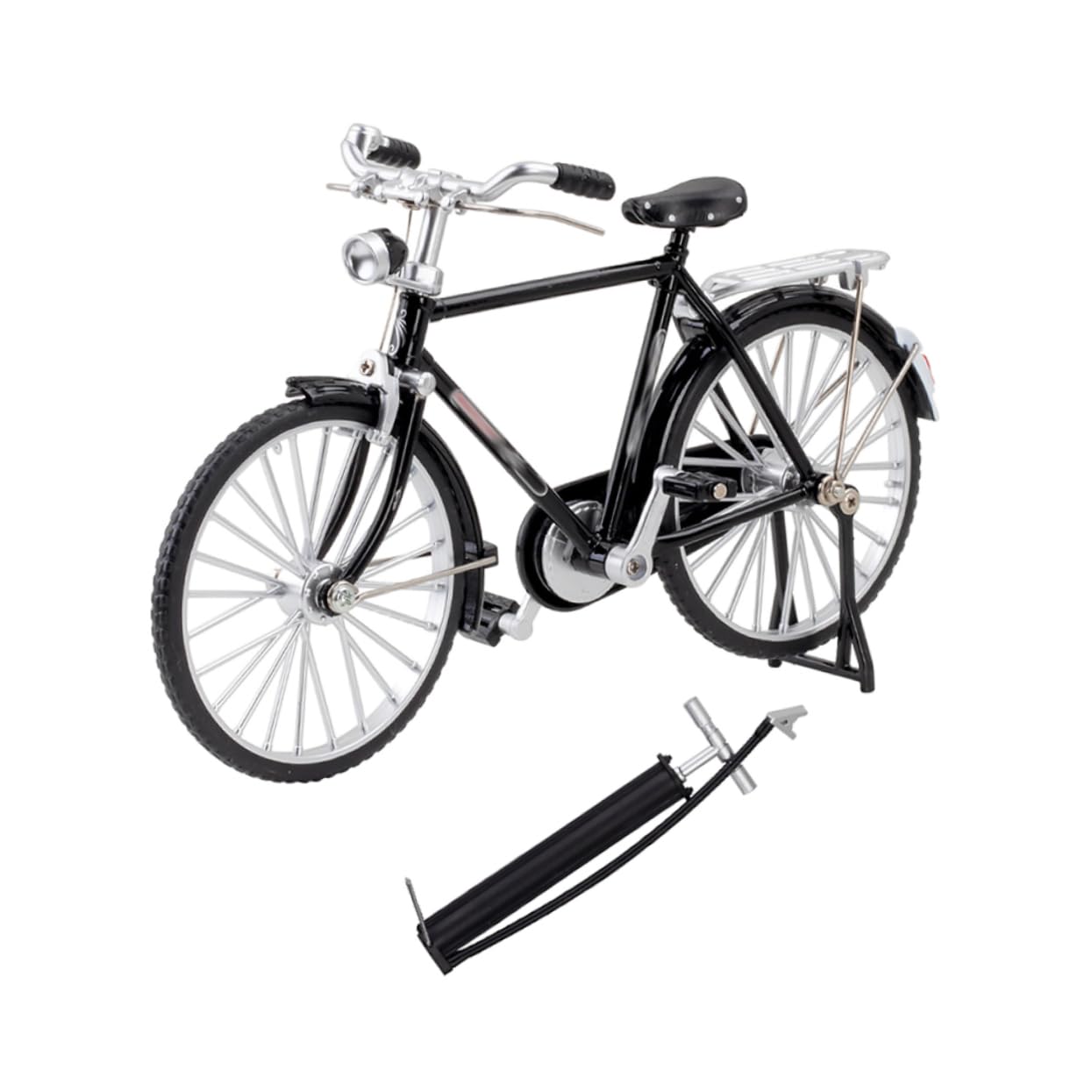 Alipis Bike Model Figurine Vintage Bike Decor Metal Model Kit Home and Office Decor