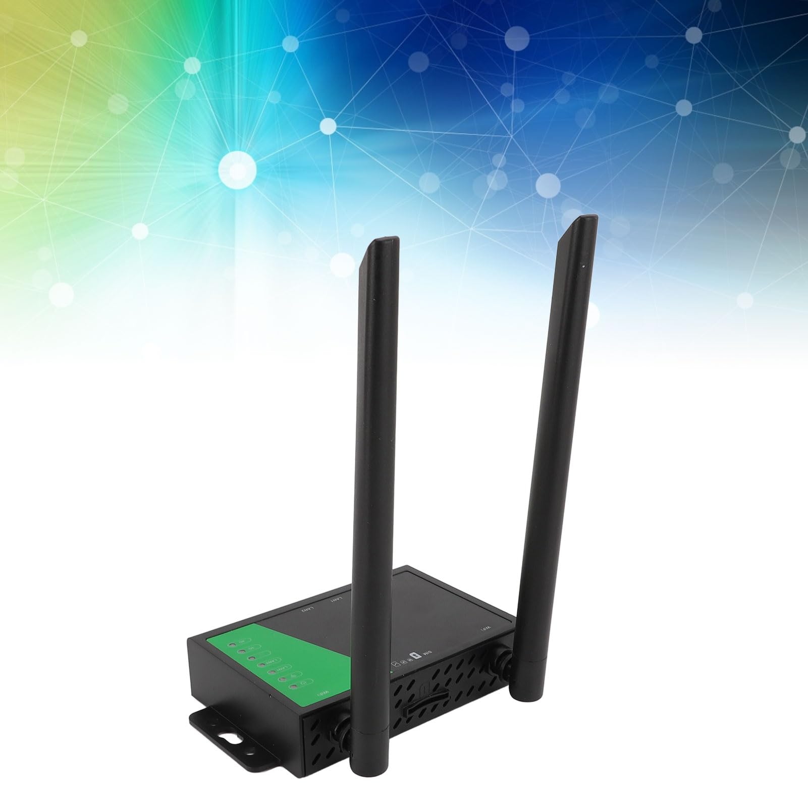 VBESTLIFE Industrial Grade 4G CPE LTE SIM -Karten -WiFi -Router, 2,4 G Wireless Router Support 32 WLAN -Benutzer, mit 4 Antennen, RJ45 X2 (EU-Stecker)