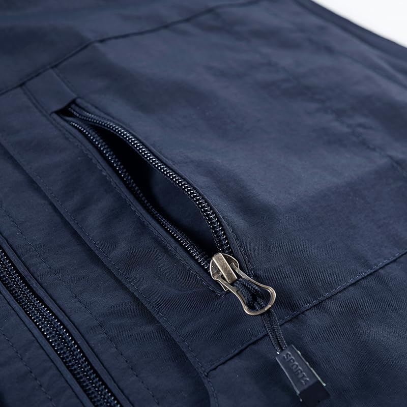 Lightweight Outdoor Vest Jacket for Men, Windbreaker for Golf, Safari, Travel, Fishing, Hiking4