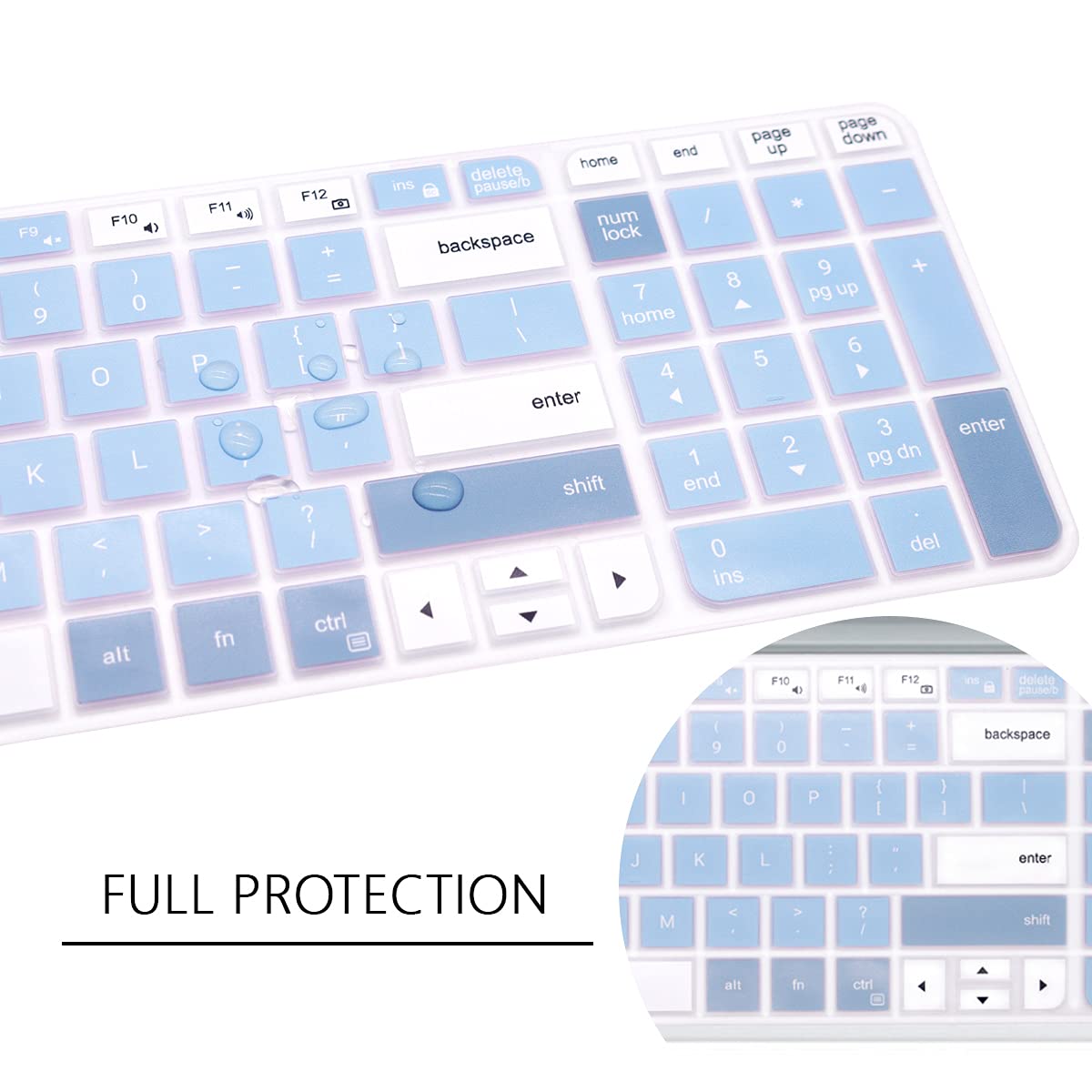 Silicone Tastaturschutz Für HP Pavilion 15 - Schwarz, Ultra Dünn