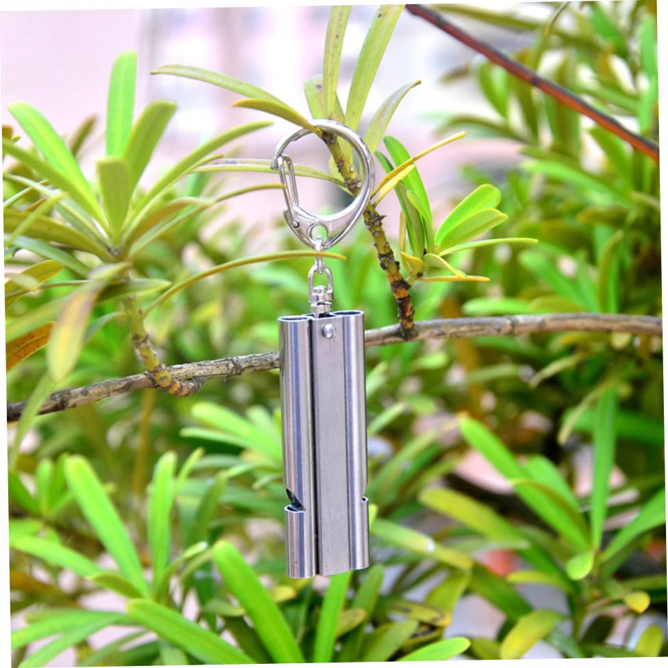 Silbato de acero inoxidable para deporte y camping miniatura 5