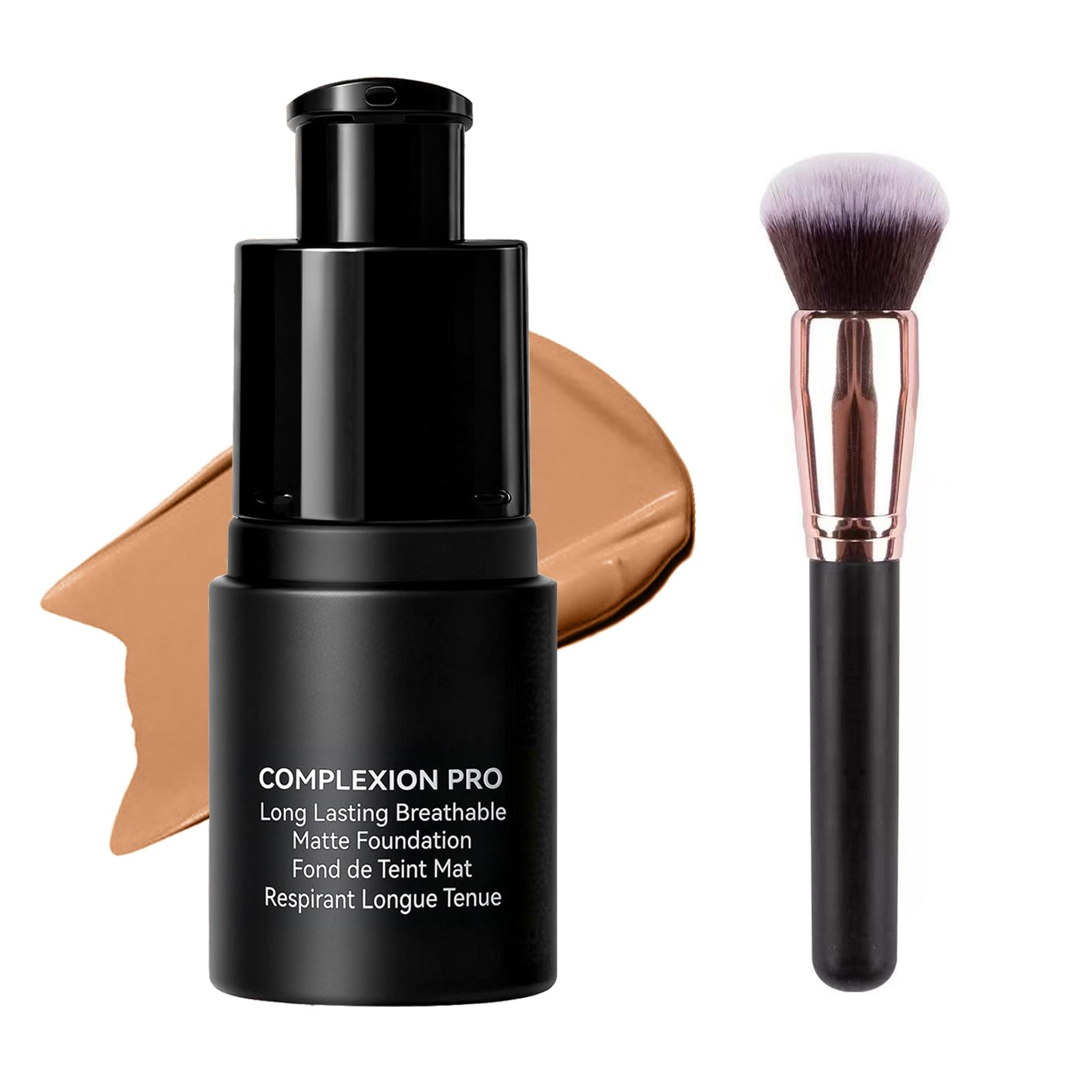 Men's Concealer Stick with Soft Brush, Non-Greasy Formula, Multi-Full Coverage BB Cream Makeup, Long Lasting Concealer for Acne, Scars & Redness, Suitable for All Skin Types, 0.88 fl oz(04 Cappuccino)