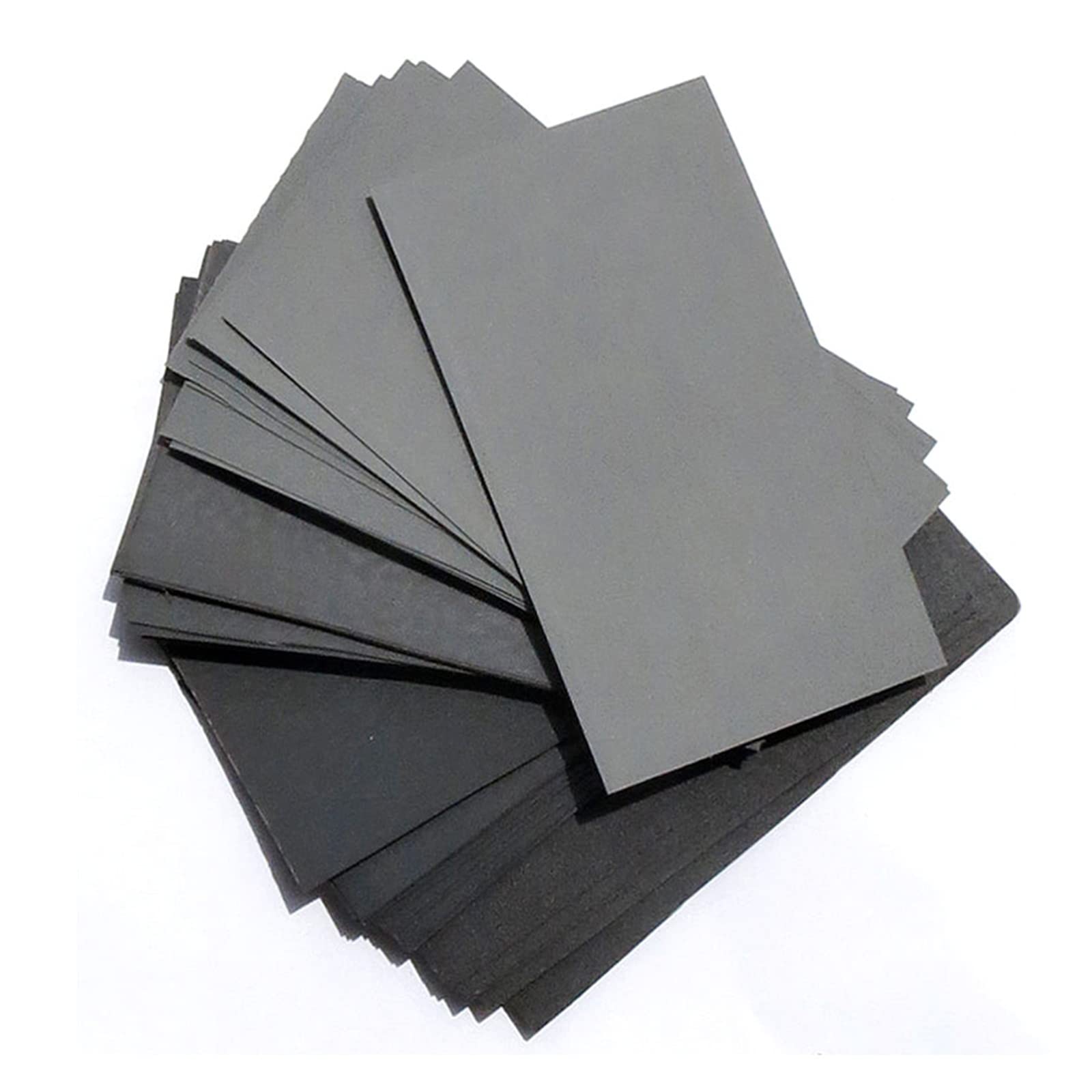 WILLWA 70 Uds. Papel de Lija seco húmedo 600/800/1000/1200/1500/2000/2500 Hojas de Papel abrasivo de Grano for lijar Muebles