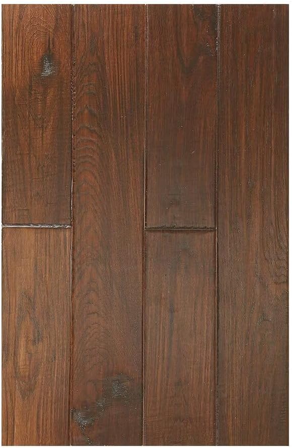 HomeStock European Oak Engineered Wood Flooring - Rosewood - 1/2" x 7" - 26.24" Sq Ft/Box Chestnut