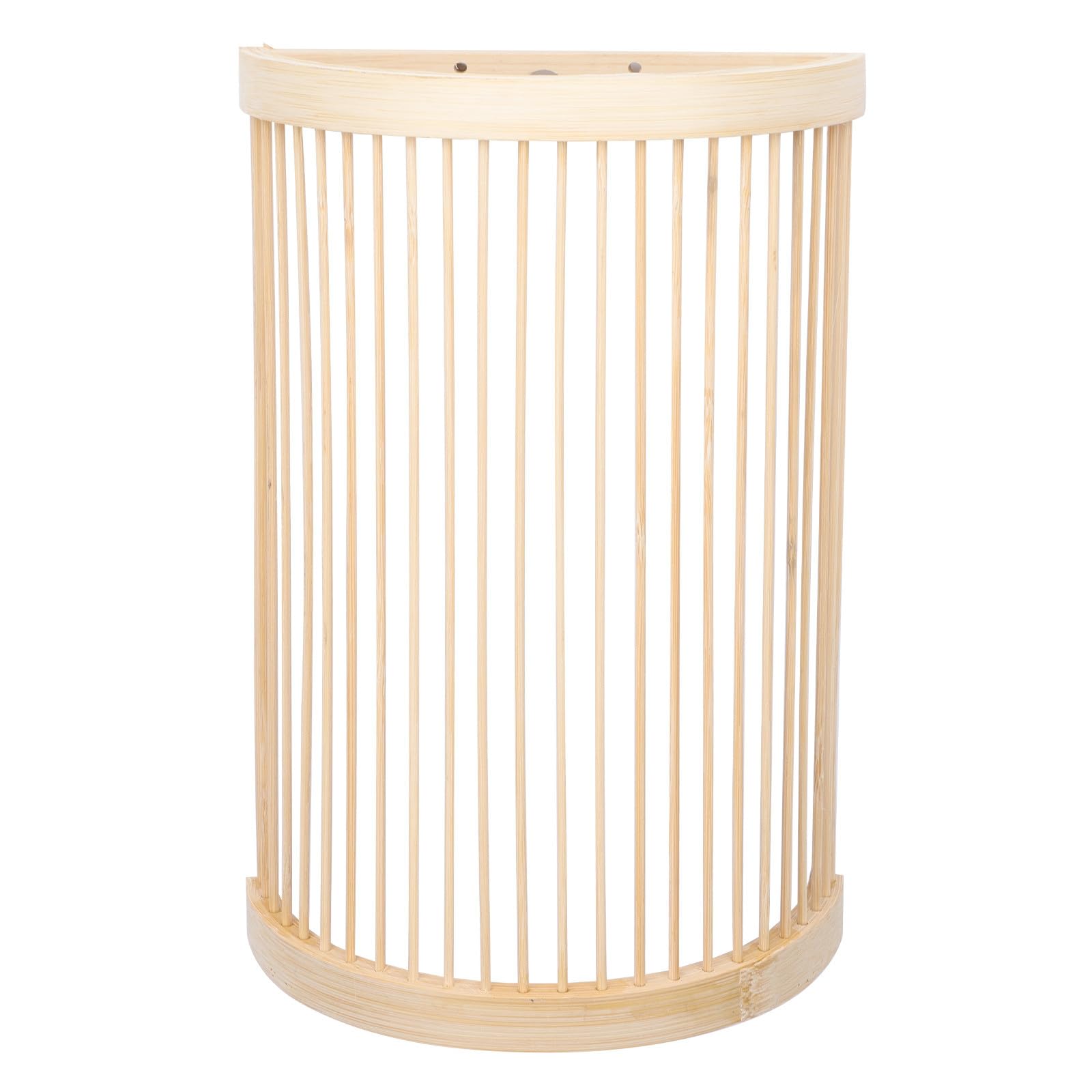 Lámpara de pared de bambú natural interior para salón y comedor 8