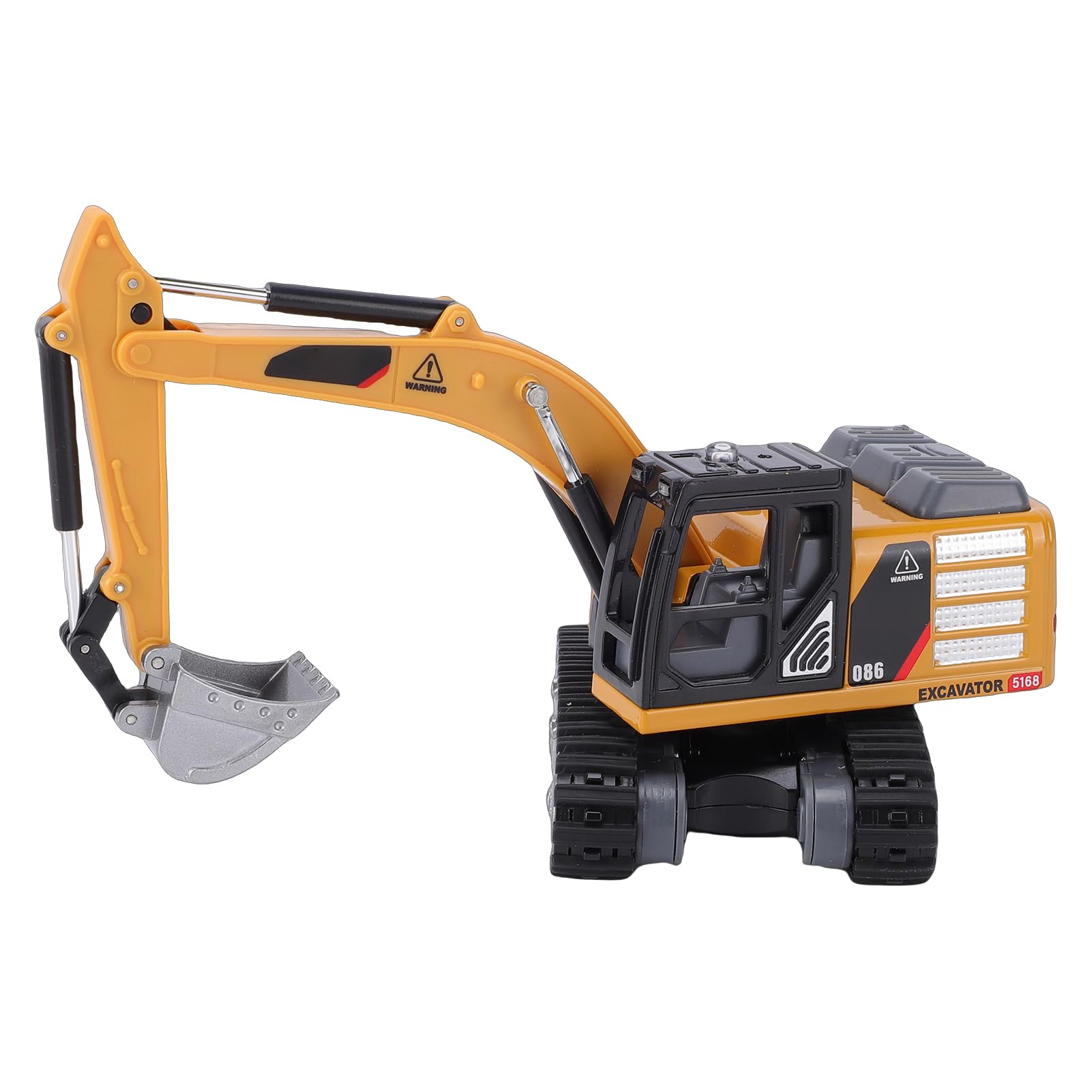 Pelle RC 1/64 Véhicule de Construction télécommandé avec Lumières et Sons Camion D'ingénierie 2,4 GHz Batterie Rechargeable Portée à Distance de 15 M Idéal pour Les Amateurs