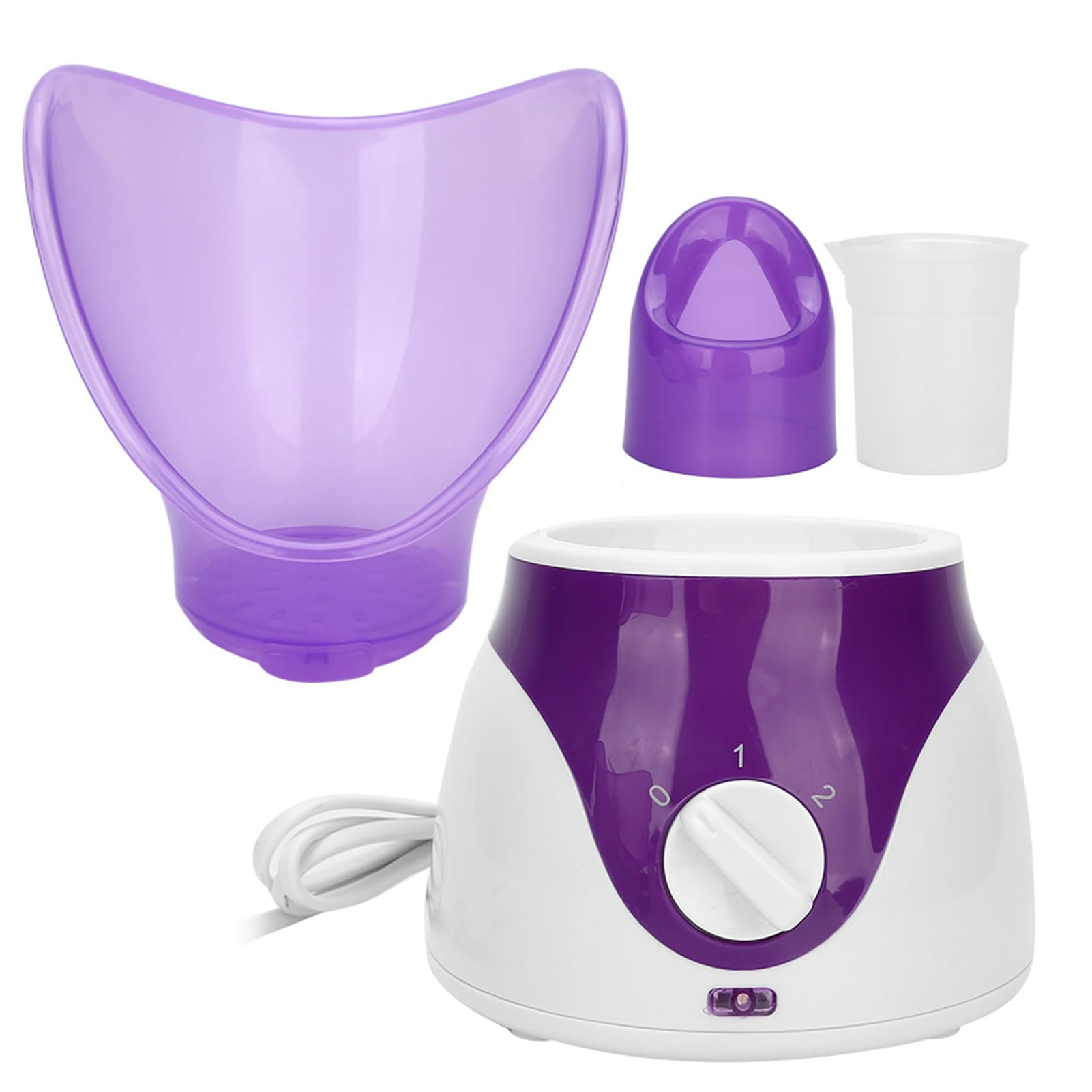 Máquina Facial Hidratante con Pulverizador de Facial con Función de Aromaterapia, Púrpura, Capacidad de 50 Ml, Tiempo de Pulverización de 18 Min, (Enchufe de la UE)