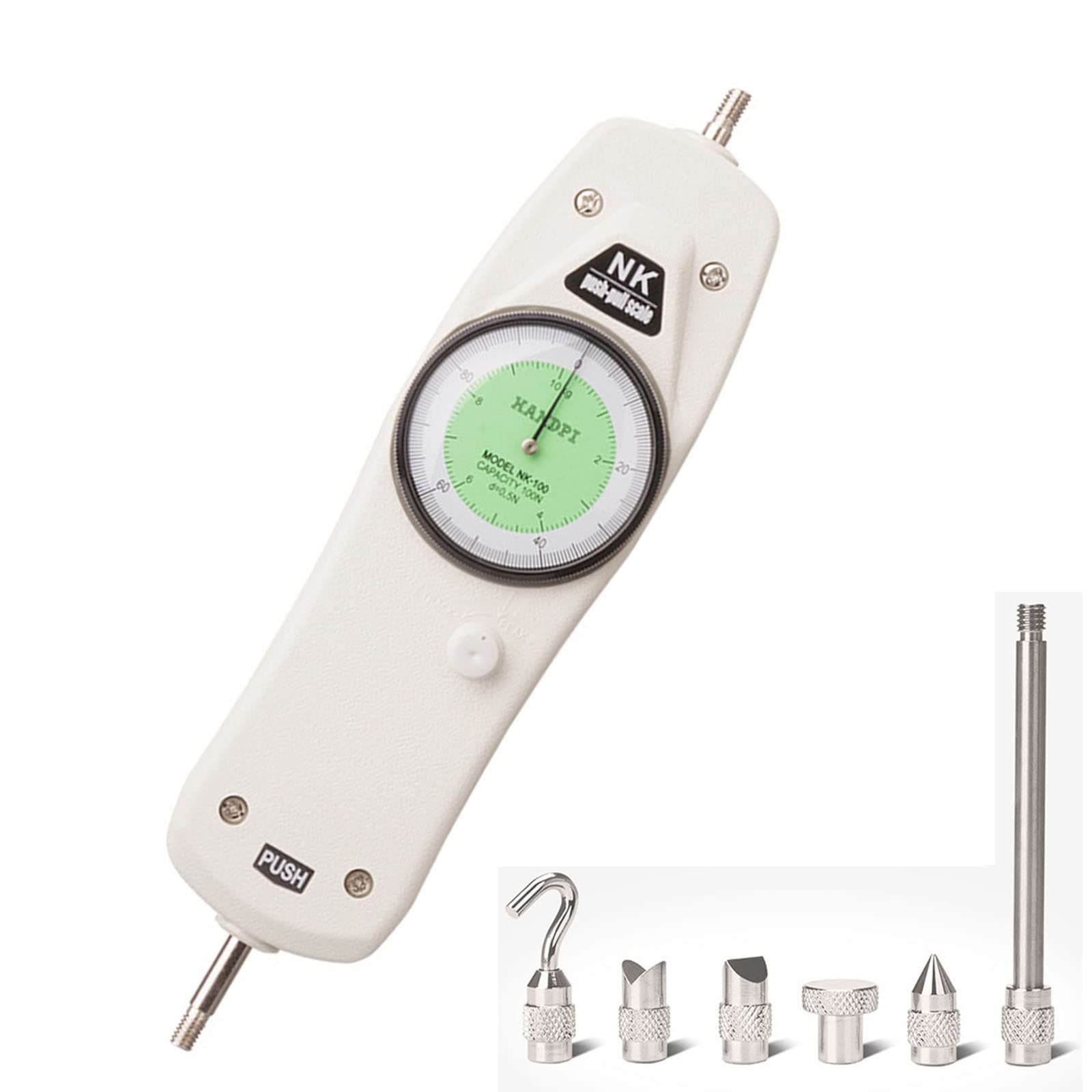 Buy 10N Force Gauge, Push Pull Force Gauge Meter Analog Dynamometer