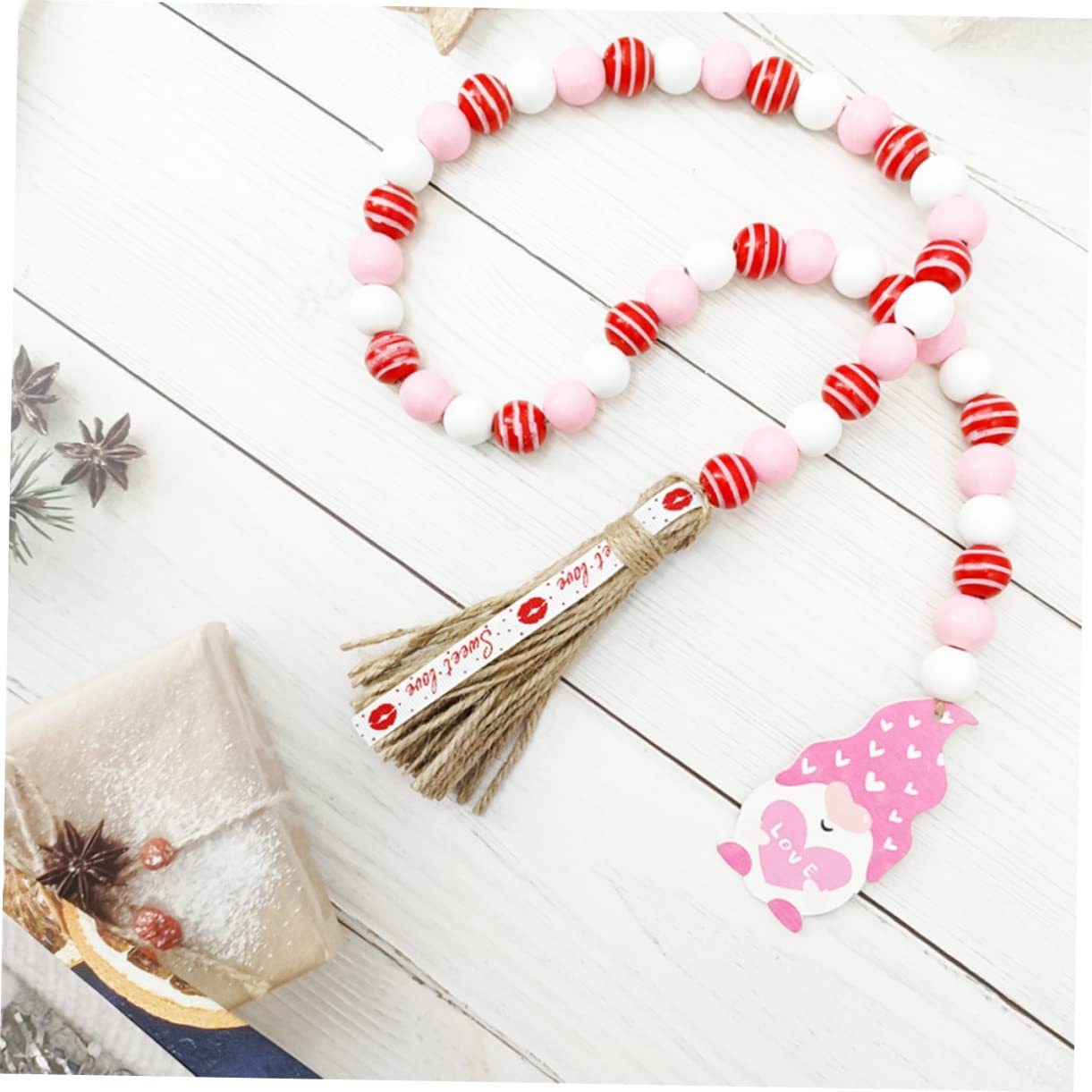 PRETYZOOM 5stücke Tassel Bead Romantische Deko Für Valentinstag Vielseitig Einsetzbar Für Wohnräume Und Partys Und Quasten Für Festliche