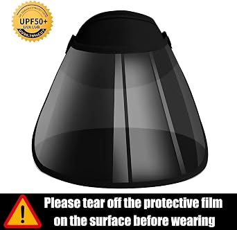 Sun Visor Shield UV Protection Visor Hat Full Face Sun Shield Sunblock Golf Tennis Cycling Hat Sunshade Sports Cap