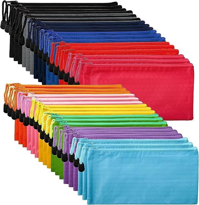 NSSP Cheque Size Plastic Pouch with Zipper, Pencil Pen Stationary Case Travel Document Holder Bag Cosmetics Pouch (Colour May Vary, 23.5cm X 11cm) (Cheque, Pack of 25) (B08PNWVLZY) Amazon Price History, Amazon Price Tracker