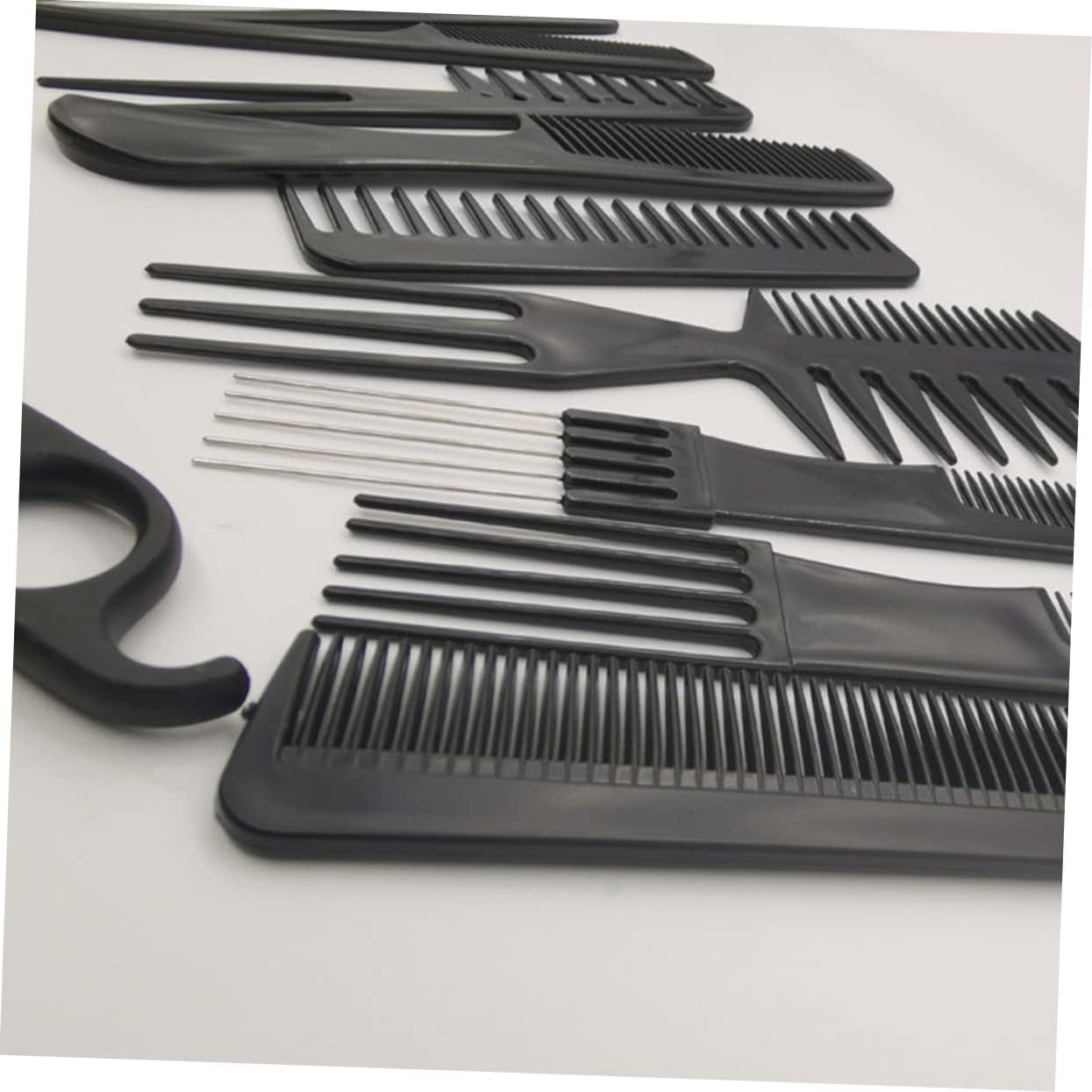Vaguelly Professional Barber Tool Set Hair Cut Scissors Kit Comb Brush Set for Men's Salon Use
