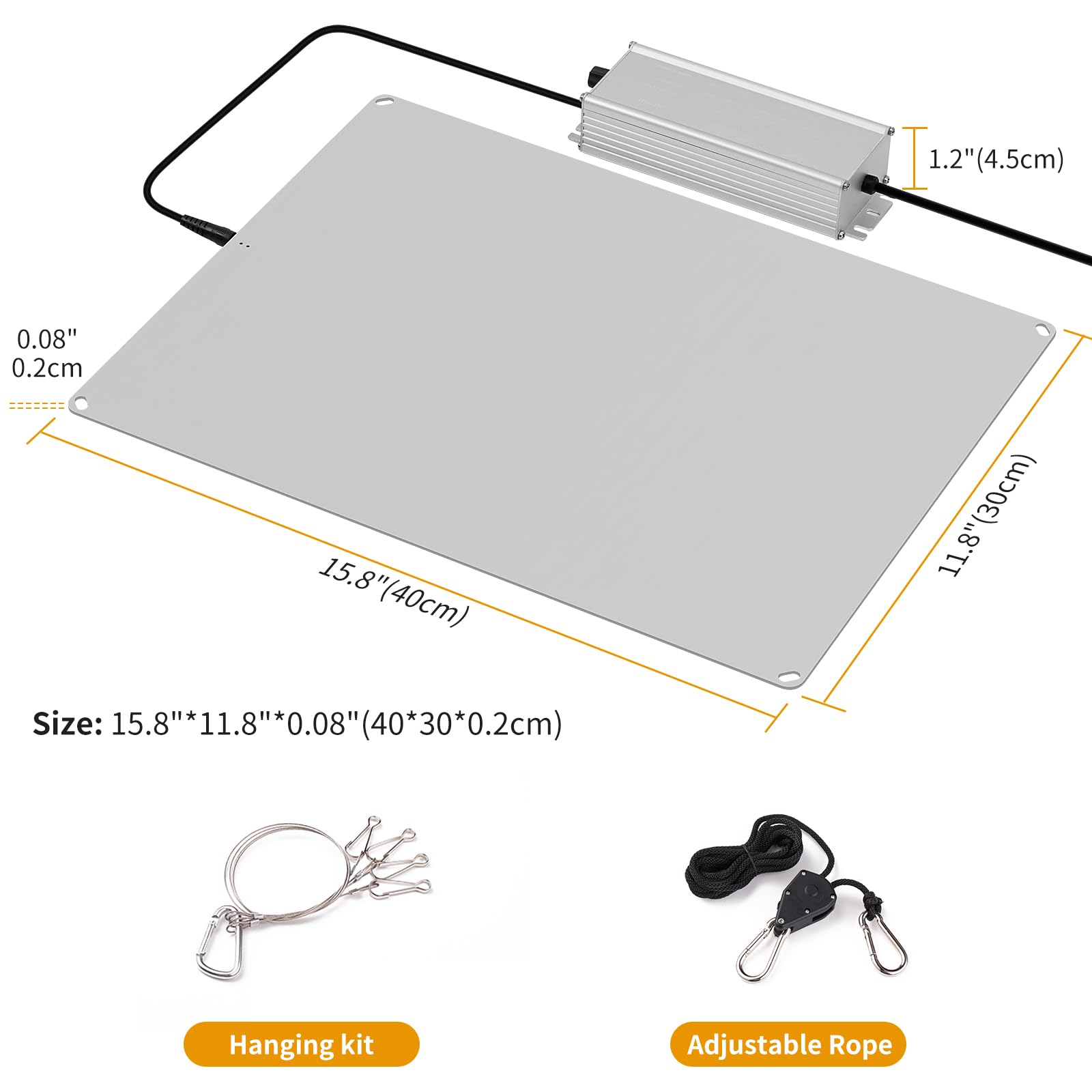 Lampada a LED per piante 1200W dimmerabili a spettro completo, con IR e UV, per piante d'appartamento