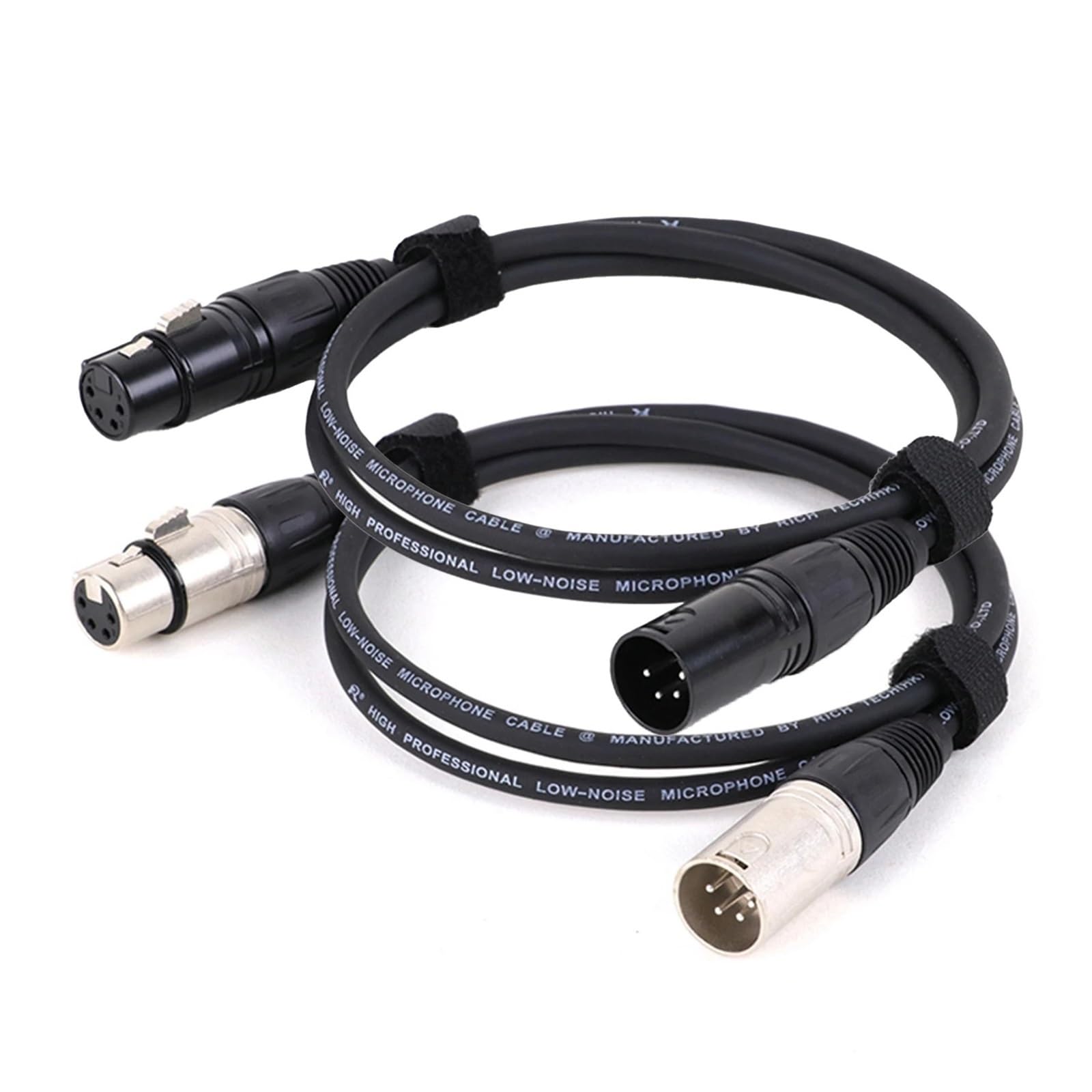 Câble d'extension audio symétrique 4 broches mâle vers 4 broches femelle, for casque, 0,3 à 15 m(Silver,2m)