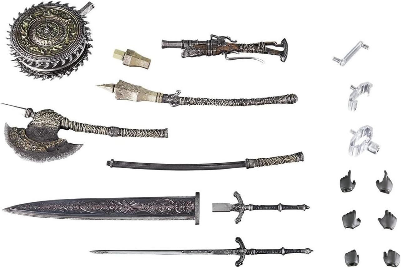 Bloodborne: The Old Hunters: figma Plus Hunter Weapon Set Figure Accessorry, Multicolor