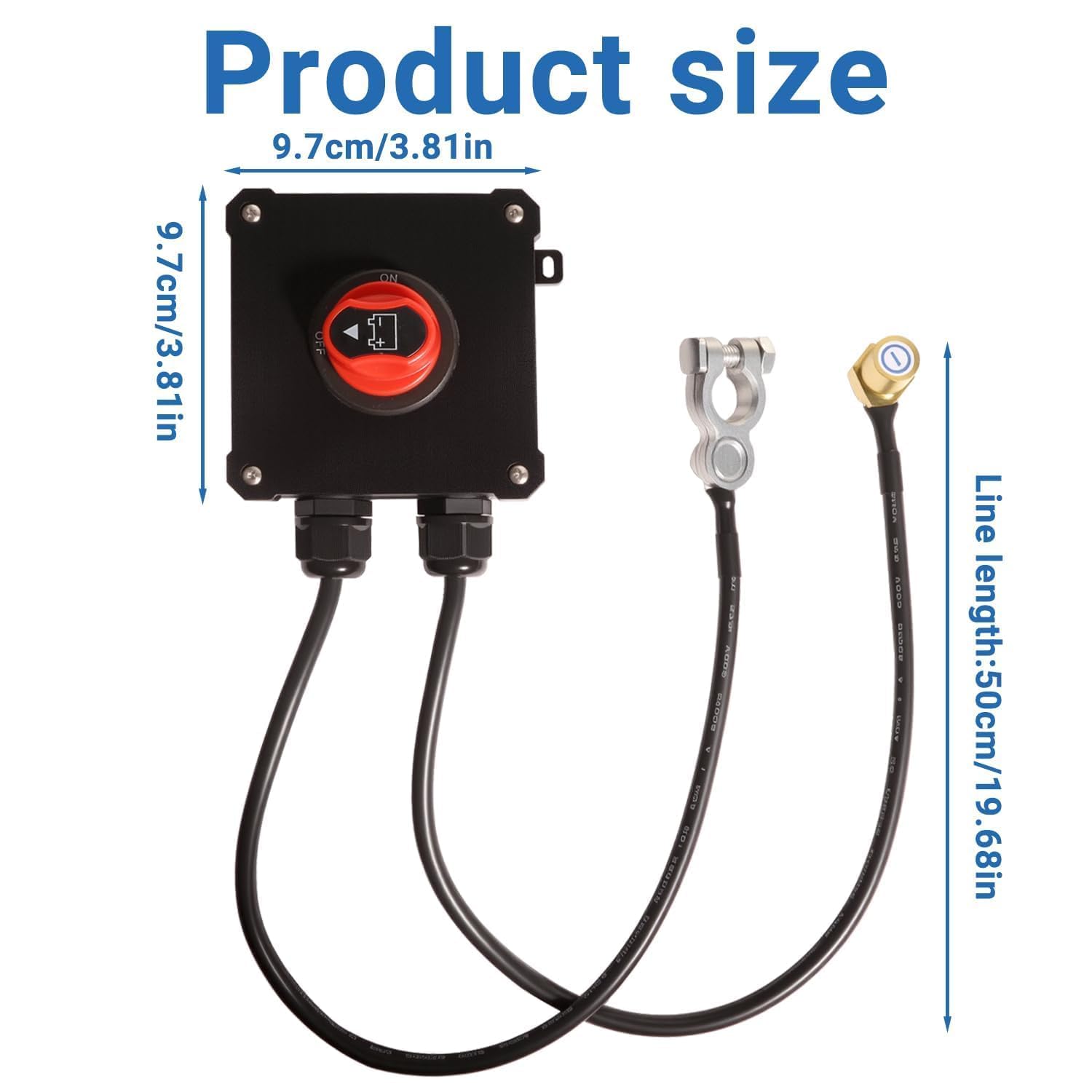 Interruptor de separación de batería de 12 V/24 V
