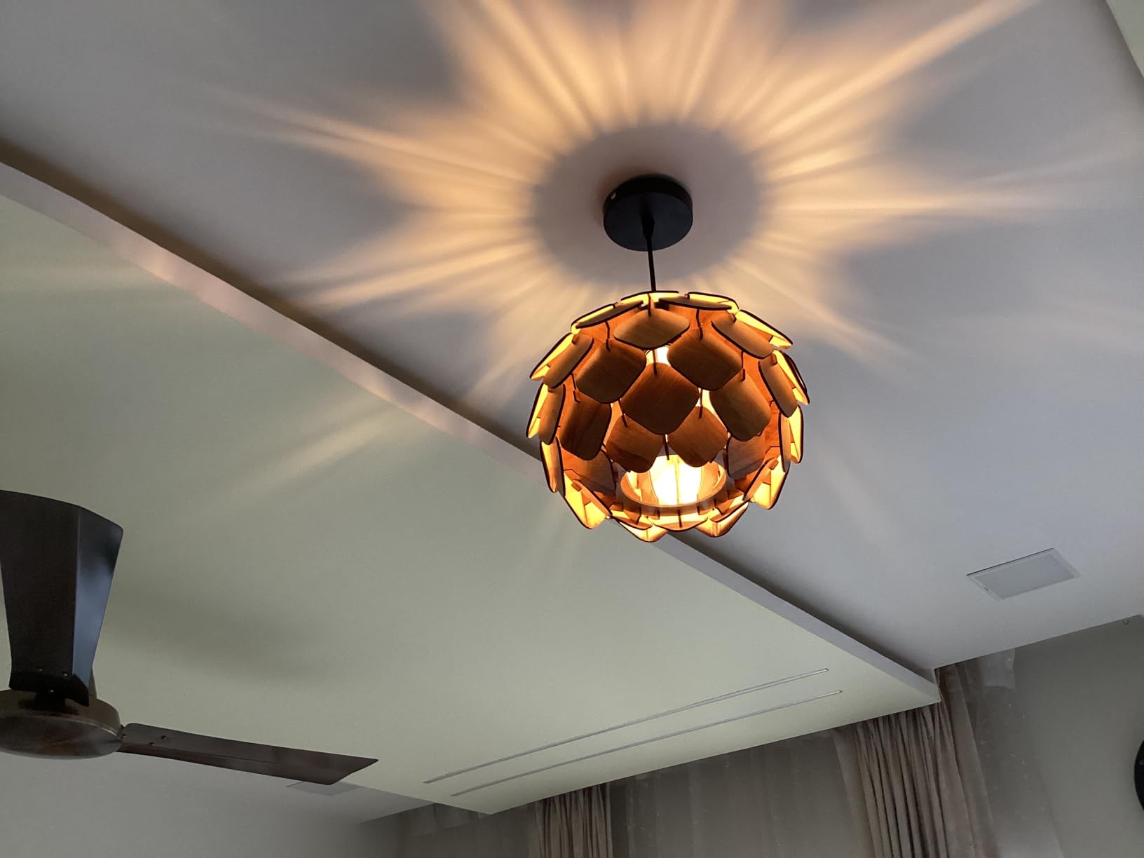 Chandelier Wooden Ceiling Lamp