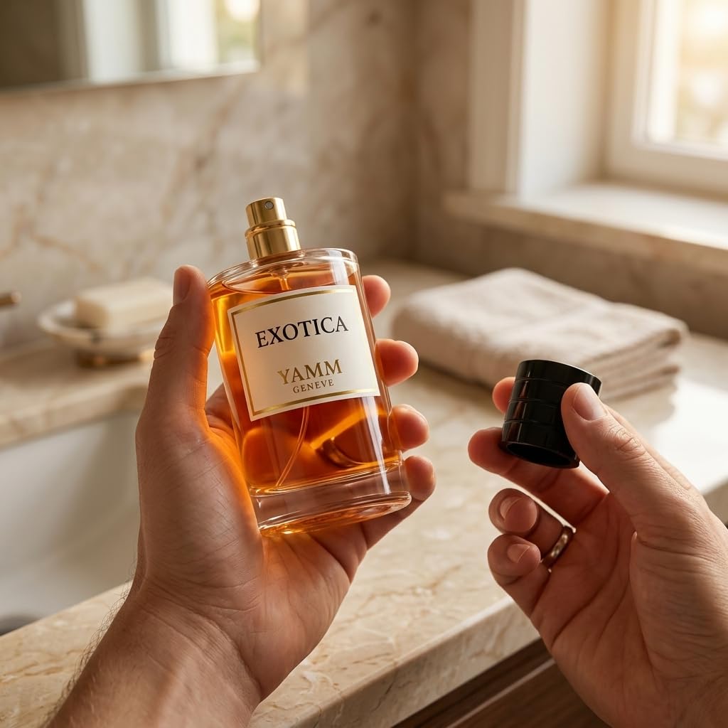 Exotica | Estratto di profumo 50 ml | Profumo fruttato tropicale misto uomo e donna | mango, frutta esotica e fiori bianchi | lusso e lunga tenuta