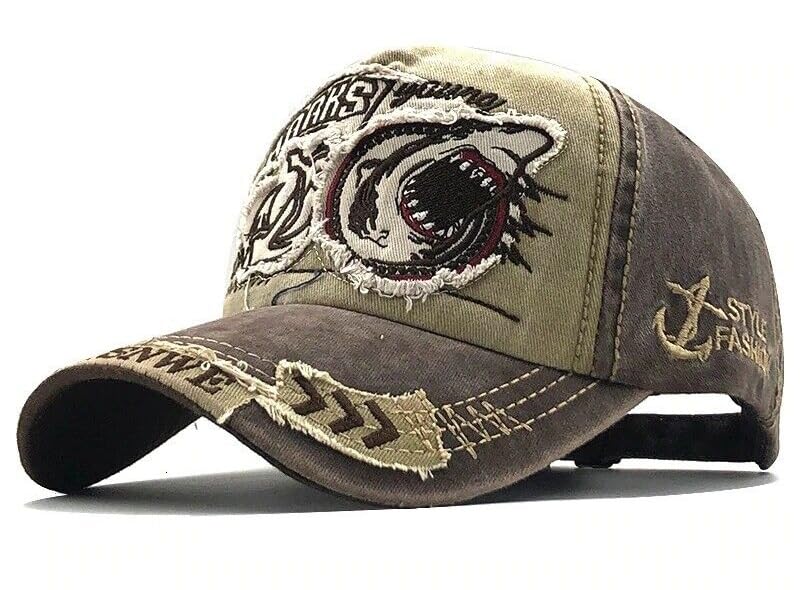 Frackson Men Green Shark Sun Visor Cap - Image 3