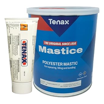 Tenax شفاف تدفق غراء البوليستر - 4 لتر