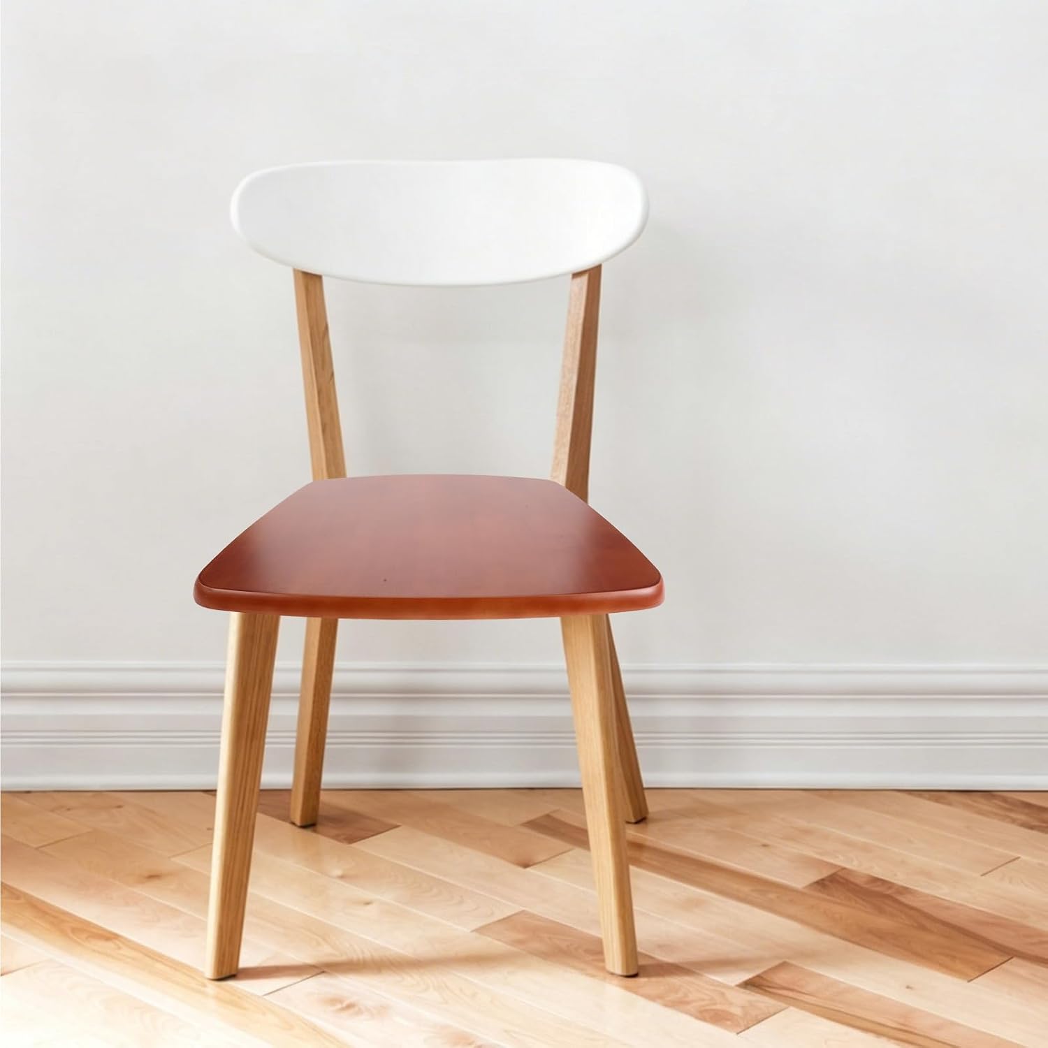 STOBAZA Wooden Chair Seat Pad Replacement for Stool, Square Shape Rounded Edges, Easy Installation, Versatile Fit, Stylish Nordic Design, for Home and Study Corners Seating
