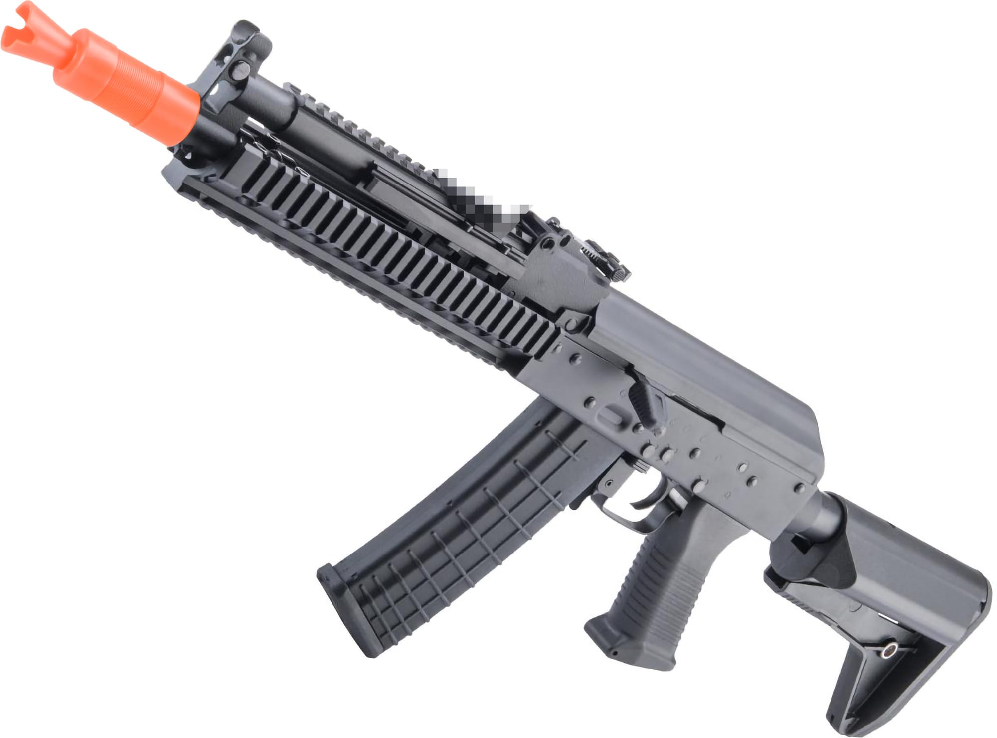 Evike Airsoft - CYMA Metal Kalash Tactical AEG Airsoft Rifle w/Reinforced Gearbox (Color: Black/Gun Only)