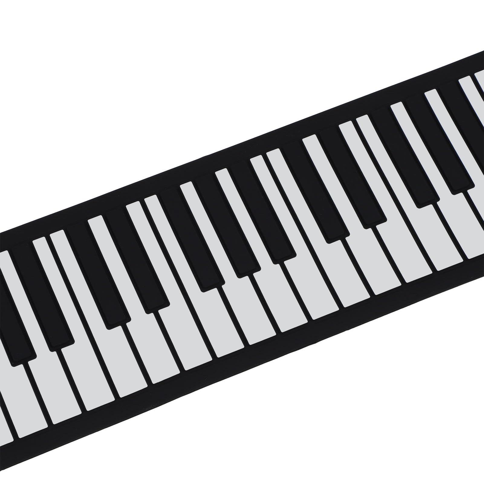 Roll Up Piano, 88 Klawiszy Przenośne Pianino Elektroniczne z Głośnikami dla Początkujących, Wbudowany Akumulator, Miękka, Elastyczna, Składana Klawiatura Pianina Cyfrowego